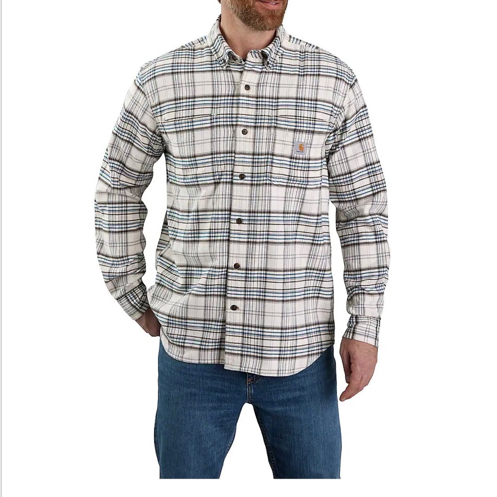 Carhartt flannel button down shirt
